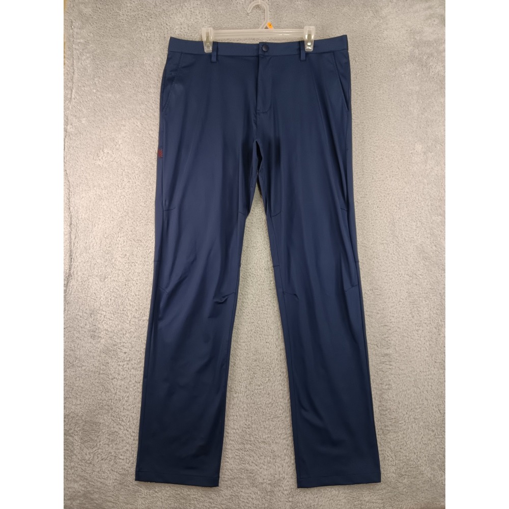 Rhone Pants Men 36x33 Blue Commuter Straight Performance Stretch